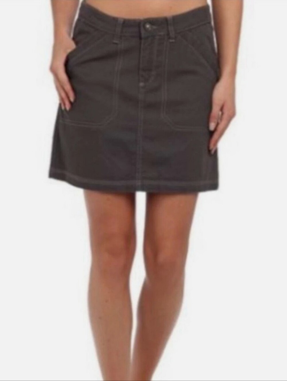 Patagonia Charcoal Gray Mini Skirt